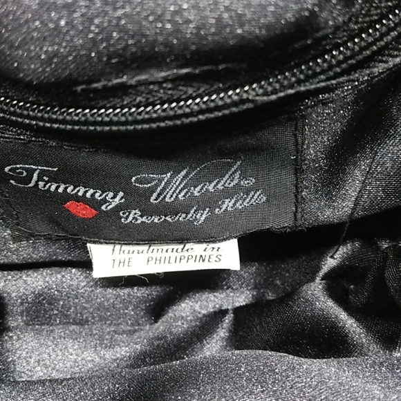 Timmy Woods purse. Black/tan. With black cord stra - Picture 6 of 7